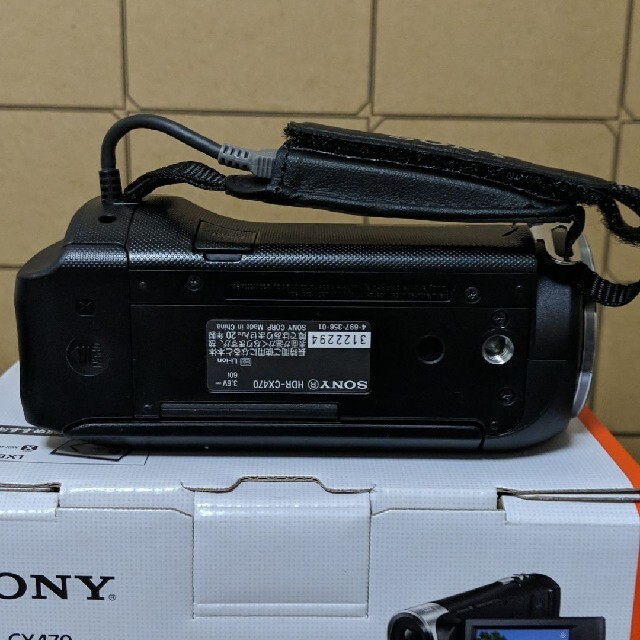 SONY(ソニー)の【超美品】SONY HDR-CX470 (B)　ソニー スマホ/家電/カメラのカメラ(ビデオカメラ)の商品写真