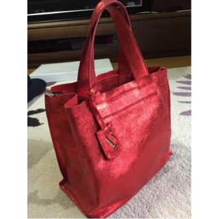 イエナ(IENA)の◆FURLAフルラ 赤ラメトートbag 美品 (トートバッグ)