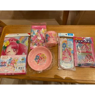 バンダイ(BANDAI)の【新品未使用】プリキュア　グッズ　セット　入園　遠足　お弁当(弁当用品)