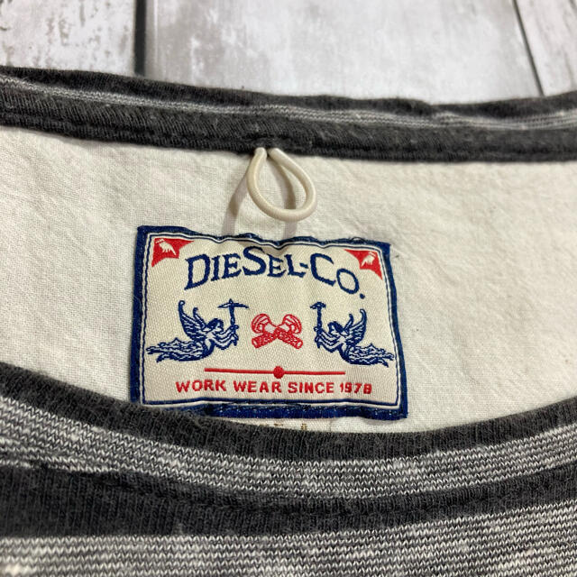 DIESEL(ディーゼル)の【DIESEL】ディーゼル ボーダーTシャツ カットソー 半袖 メンズのトップス(Tシャツ/カットソー(半袖/袖なし))の商品写真