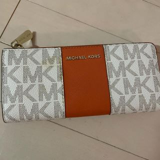 マイケルコース(Michael Kors)のマイケルコースオレンジ長財布(財布)