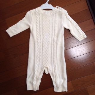 ベビーギャップ(babyGAP)のコットンニットロンパ 70(カバーオール)