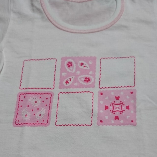 GUNZE(グンゼ)の90㎝ Tシャツ2枚セット キッズ/ベビー/マタニティのキッズ服女の子用(90cm~)(Tシャツ/カットソー)の商品写真