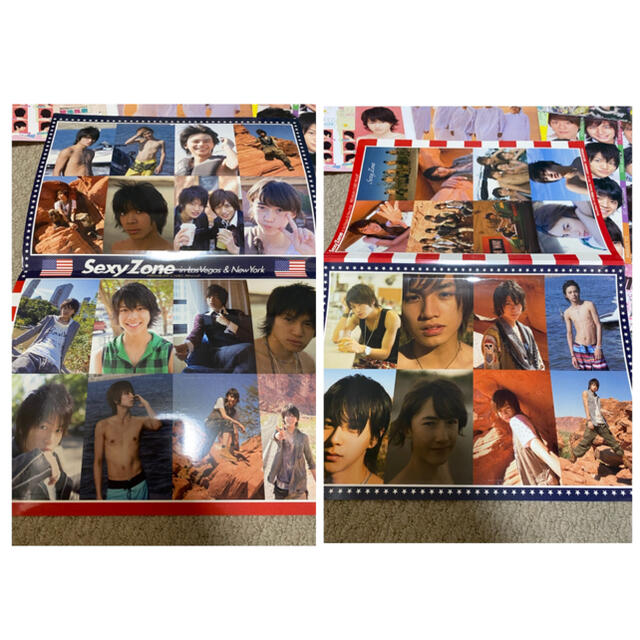 SexyZone☆2011年〜【切り抜き&ピンナップ大量&厚紙カード&シール等】