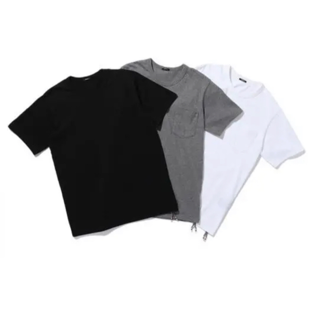 ホワイトのみ！DENHAM 3 PACK Tシャツ NIGHT & DAY