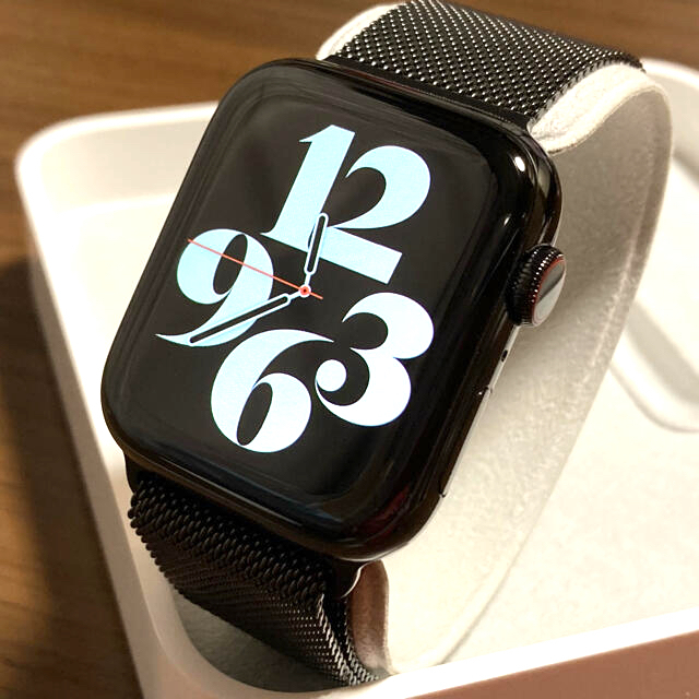 ✨️Apple watch series4 44mm 高級 ステンレス ブラック