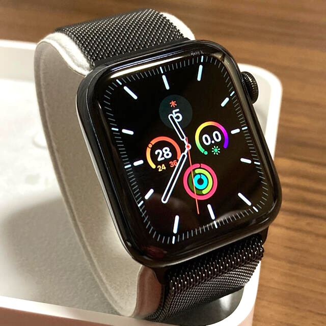 ✨️Apple watch series4 44mm 高級 ステンレス ブラック