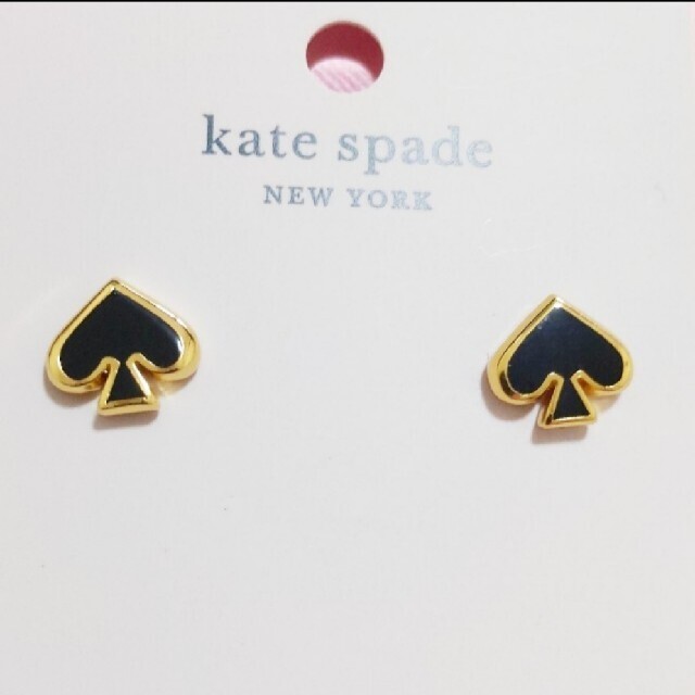 kate spade new york(ケイトスペードニューヨーク)の【新品】kate spade ケイトスペード ピアス エブリデー スペード ブラ レディースのアクセサリー(ピアス)の商品写真