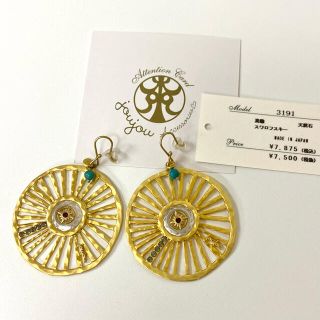 ジュジュ(joujou)の☆joujou ジュジュ☆スワロフスキー付きサークルピアス/新品・未使用♪(ピアス)