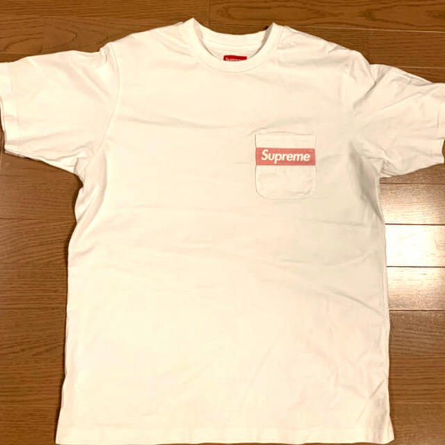 supreme メッシュポケットTシャツ