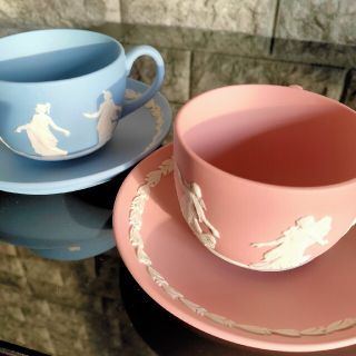 ウェッジウッド(WEDGWOOD)の★WEDG WOOD★ カップ&ソ―サ― 2 客セット(グラス/カップ)