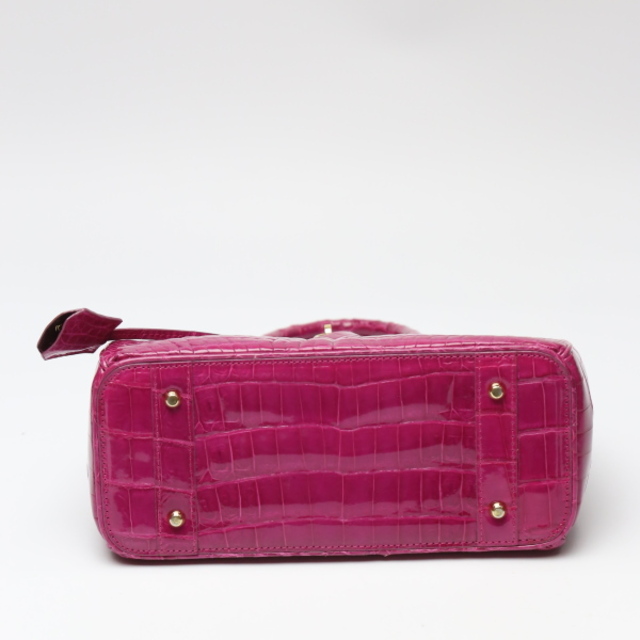 クロコダイル B25 ハンドバッグ ピンク CROCODILE | www.mulgruvis.com