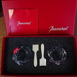 バカラ(Baccarat)の新品 バカラ キャンドルホルダーセット レジャン(置物)