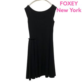 美品 FOXEY NY チュール ジョーゼット カシュクール プルオーバー