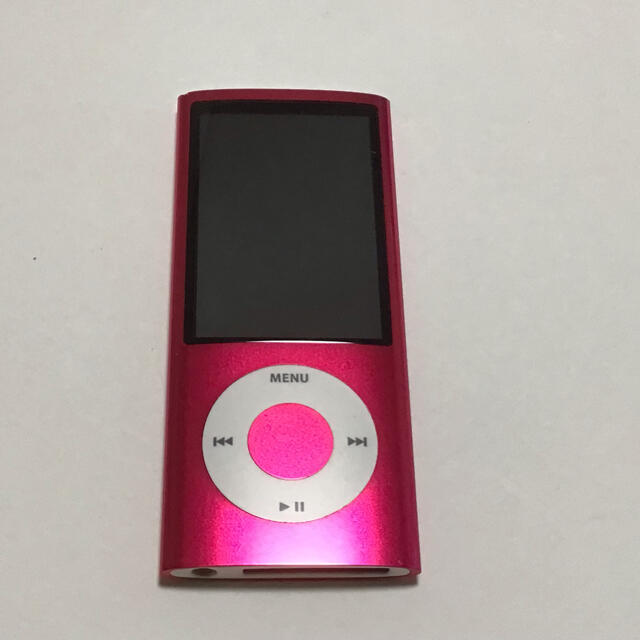 Apple(アップル)のiPod nano 5世代　8GB ピンク-25 稼働品 スマホ/家電/カメラのオーディオ機器(ポータブルプレーヤー)の商品写真