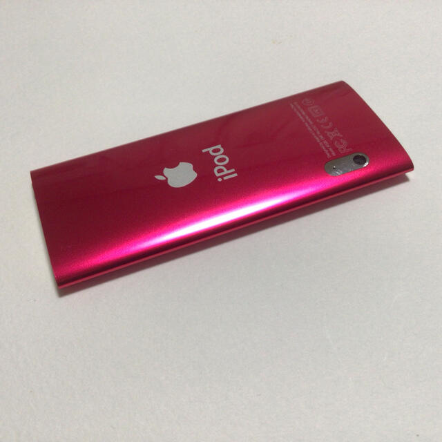 Apple(アップル)のiPod nano 5世代　8GB ピンク-25 稼働品 スマホ/家電/カメラのオーディオ機器(ポータブルプレーヤー)の商品写真