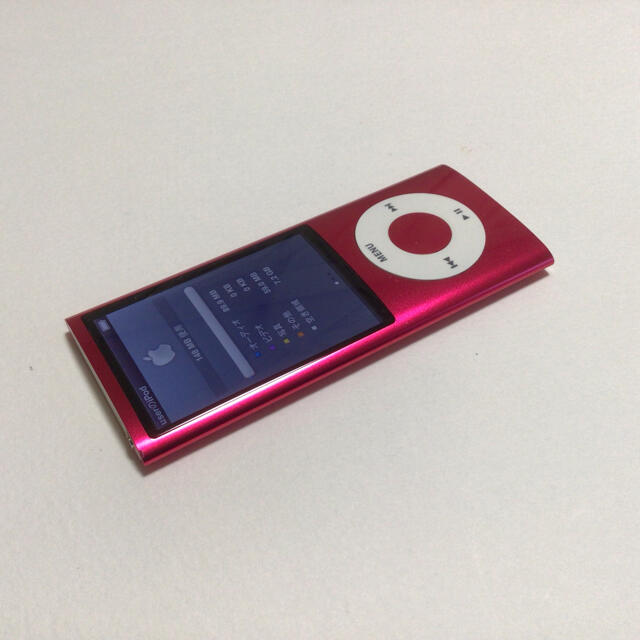 Apple(アップル)のiPod nano 5世代　8GB ピンク-25 稼働品 スマホ/家電/カメラのオーディオ機器(ポータブルプレーヤー)の商品写真