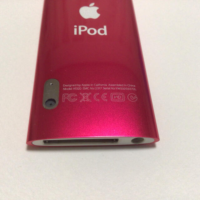 Apple(アップル)のiPod nano 5世代　8GB ピンク-25 稼働品 スマホ/家電/カメラのオーディオ機器(ポータブルプレーヤー)の商品写真
