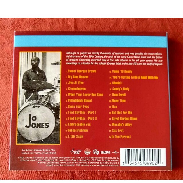 JO JONES / the EVEREST years エンタメ/ホビーのCD(ジャズ)の商品写真