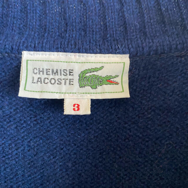 LACOSTE(ラコステ)の希少　CHEMISE LACOSTE ラコステ　ベスト　ニット　ウール レディースのトップス(ベスト/ジレ)の商品写真