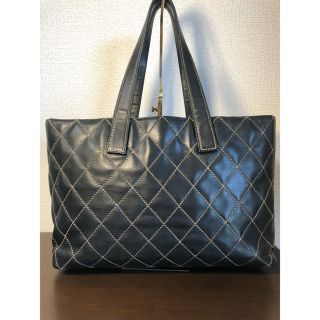 CHANEL - シャネルCHANELトートバッグワイルドステッチショルダー ...