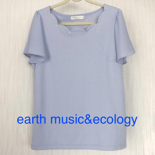 earth music & ecology(アースミュージックアンドエコロジー)のearth music&ecology  半袖ブラウス  カットソー レディースのトップス(シャツ/ブラウス(半袖/袖なし))の商品写真