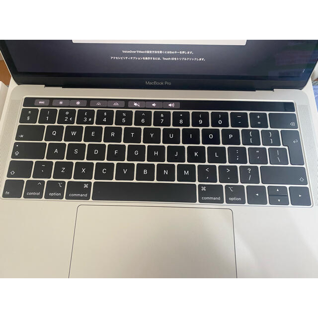 Mac (Apple)(マック)の【美品】2019MacBookPro13インチ16GB 512GB シルバー スマホ/家電/カメラのPC/タブレット(ノートPC)の商品写真