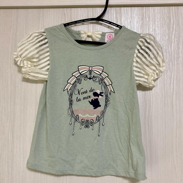 axes femme(アクシーズファム)のaxes femme kids うさぎTシャツ130 キッズ/ベビー/マタニティのキッズ服女の子用(90cm~)(Tシャツ/カットソー)の商品写真