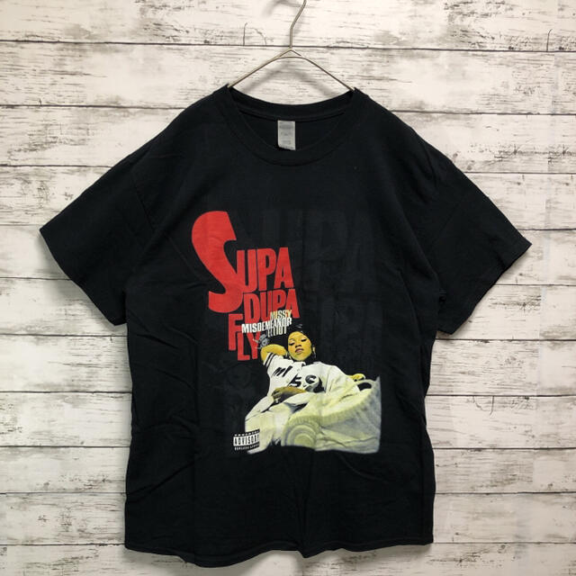 AMERICAN RETRO(アメリカンレトロ)のmissy ELLIOT ミュージシャンTシャツ メンズのトップス(Tシャツ/カットソー(半袖/袖なし))の商品写真