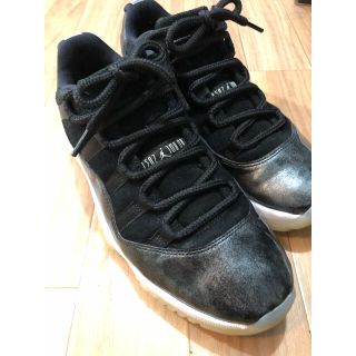 ナイキ(NIKE)のNIKE AIR JORDAN 11 RETRO LO ナイキ　ブラック　27(スニーカー)