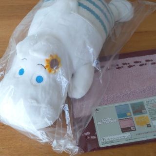 専用☆　新品　ムーミン一番くじＡ賞ムーミンぬいぐるみ&Ｆ賞リトルミイハンドタオル(ぬいぐるみ)