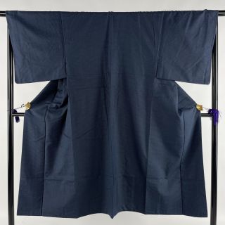 男着物 優品 137cm 66.5cm 正絹 【中古】(着物)