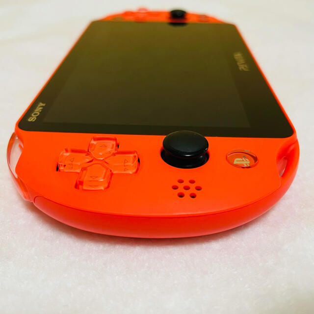 PSVita PCH-2000 ZA24 SONY ネオンオレンジ 画面無傷 - 家庭用ゲーム機本体