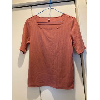 ユニクロ(UNIQLO)のR.様専用　リブスクエアネックT（5分袖）(Tシャツ(半袖/袖なし))