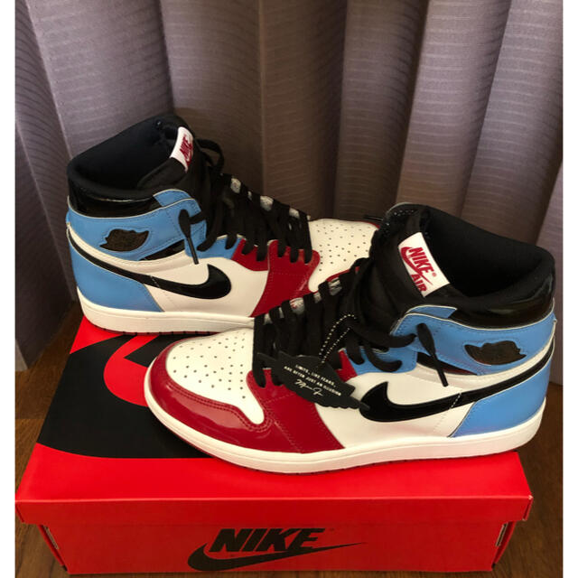 NIKE AIR JORDAN1 FEALESS 28.0 パテントレザー