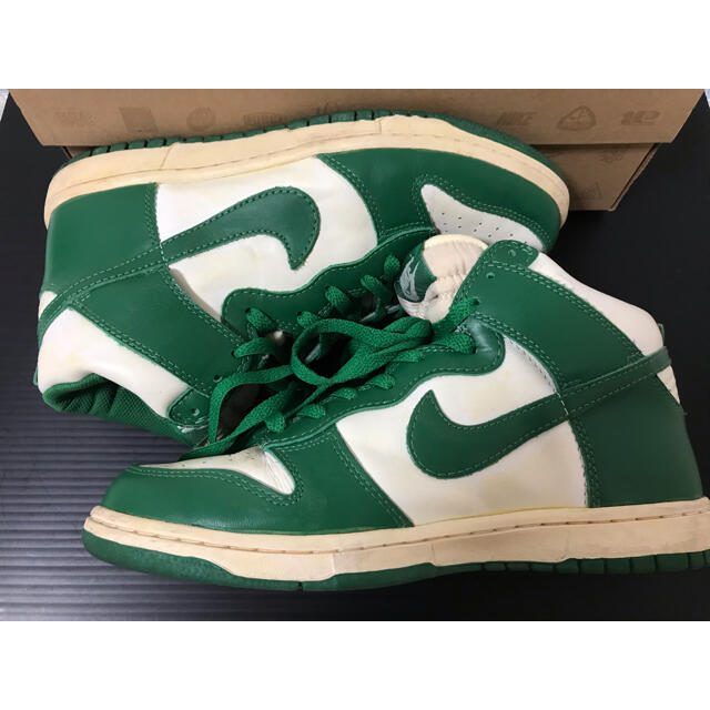 NIKE - さらに!値下げ!NIKE DUNK セルティックカラー VNTG NIKE - さらに!値下げ!NIKE DUNK セルティックカラー VNTG