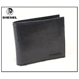 ディーゼル(DIESEL)の新品タグ付き【DIESEL ディーゼル】本革 二つ折り財布 プレゼントにも最適(折り財布)