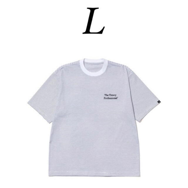 ennoy S/S Border T-Shirts (WHITE)  L