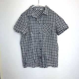 エイチアンドエム(H&M)のキッズ　H＆M　シャツ　チェック　半袖　薄手　女の子　150(Tシャツ/カットソー)