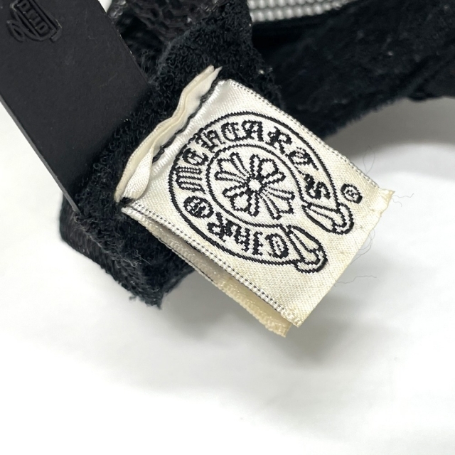 Chrome Hearts(クロムハーツ)のクロムハーツ 3セメタリークロス レザーパッチ メッシュ 帽子 ブラック メンズの帽子(キャップ)の商品写真