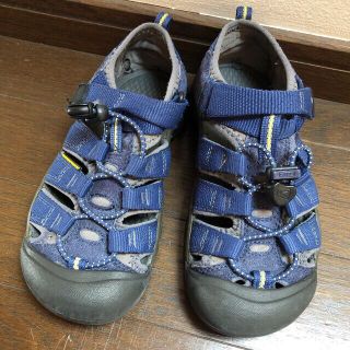 キーン(KEEN)のKEEN  kids サンダル　20cm ブルー系(アウトドアシューズ)