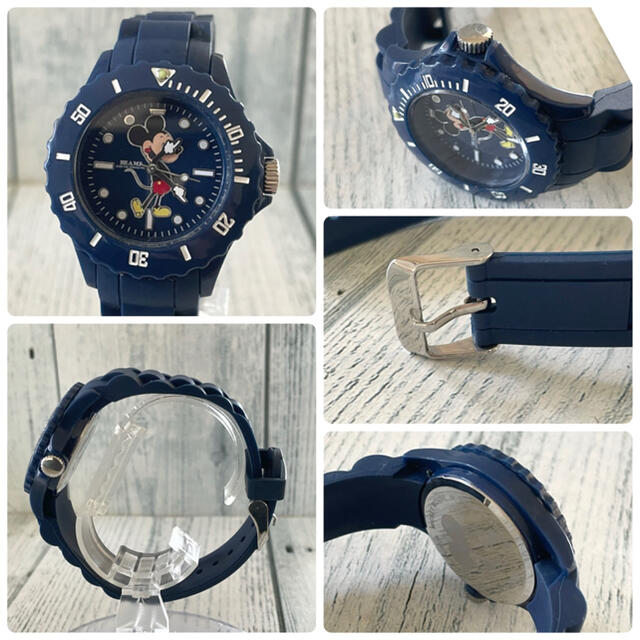 OVER THE STRIPES(オーバーザストライプス)の【希少】BEAMS × Over the stripes 腕時計 ブルー メンズの時計(腕時計(アナログ))の商品写真