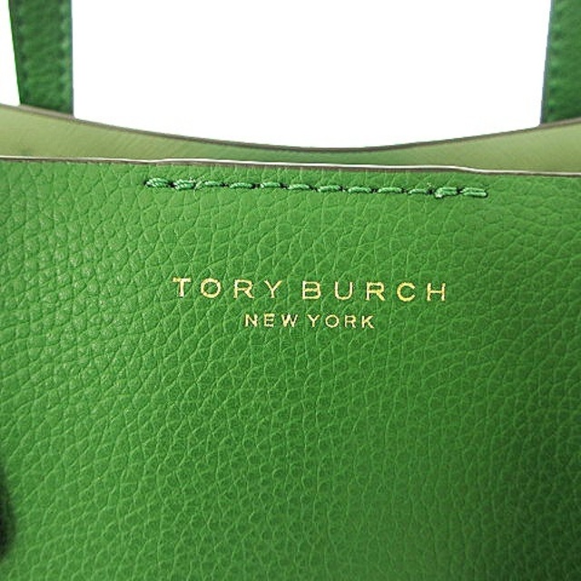 Tory Burch(トリーバーチ)のトリーバーチ 2WAY トート バッグ ショルダー ハンド レザー ロゴ金具 緑 レディースのバッグ(ハンドバッグ)の商品写真