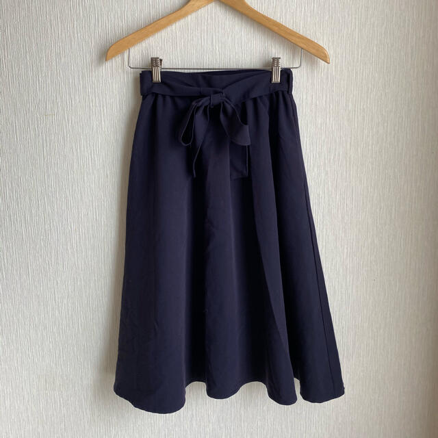 ViS(ヴィス)のウエストリボンスカート レディースのスカート(ロングスカート)の商品写真