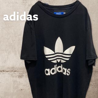 アディダス(adidas)のadidas アディダス トレフォイル ビッグロゴ　Lサイズ Tシャツ(Tシャツ/カットソー(半袖/袖なし))