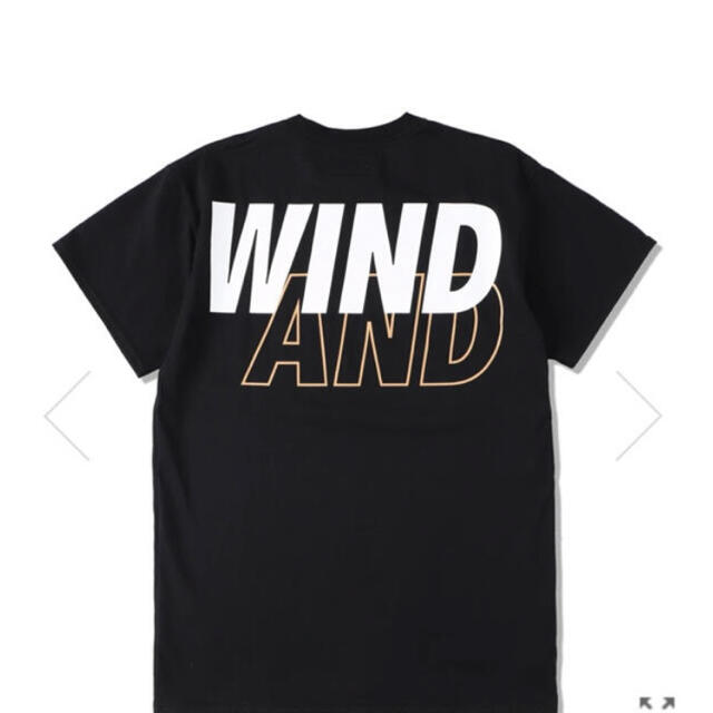 WIND AND SEA ロゴTシャツ BLACK Lサイズ 1