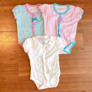 ニシキベビー(Nishiki Baby)の【なな様専用】ロンパース ❣ セット60 半袖 カバーオール 肌着 新生児(ロンパース)