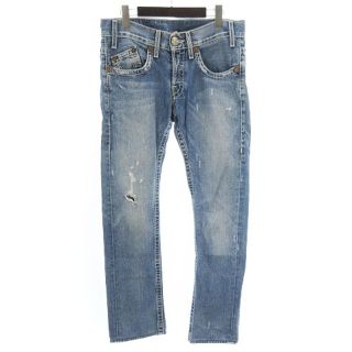 トゥルーレリジョン(True Religion)のトゥルーレリジョン パンツ デニム スリム ダメージ加工 青系 W31(デニム/ジーンズ)