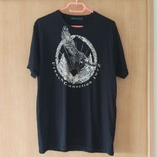 フレンチコネクション(FRENCH CONNECTION)のFrench connection プリントTシャツ 黒(Tシャツ/カットソー(半袖/袖なし))