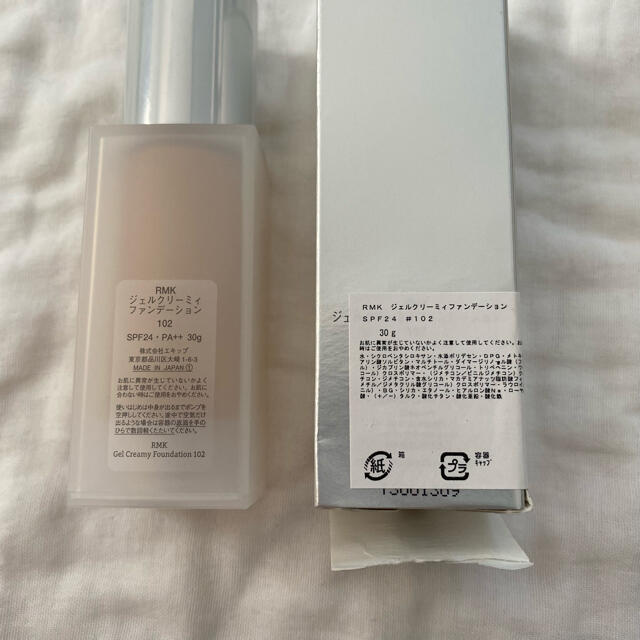 RMK(アールエムケー)のRMK ジェルクリーミィファンデーション 102 30g コスメ/美容のベースメイク/化粧品(ファンデーション)の商品写真